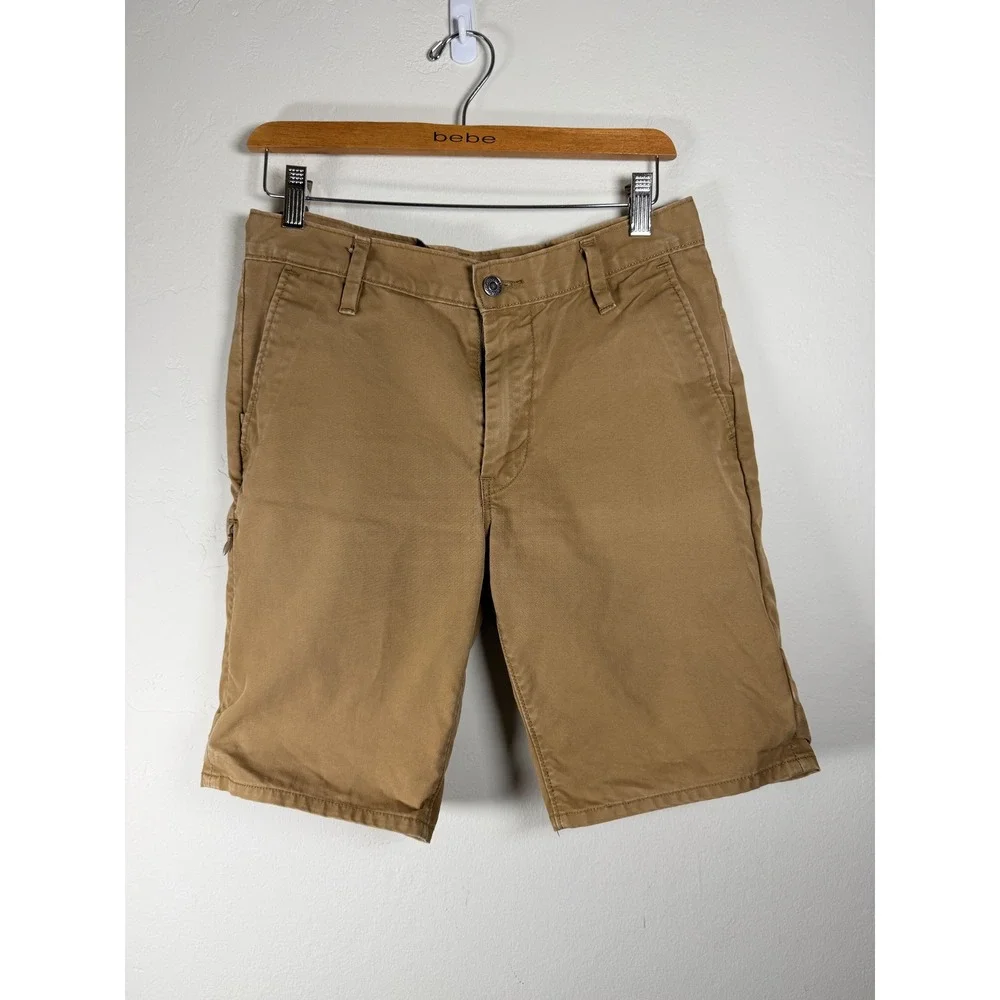 Levi's Men's Khaki Chino Shorts Flat Front Casual Everyday Wear Size 30